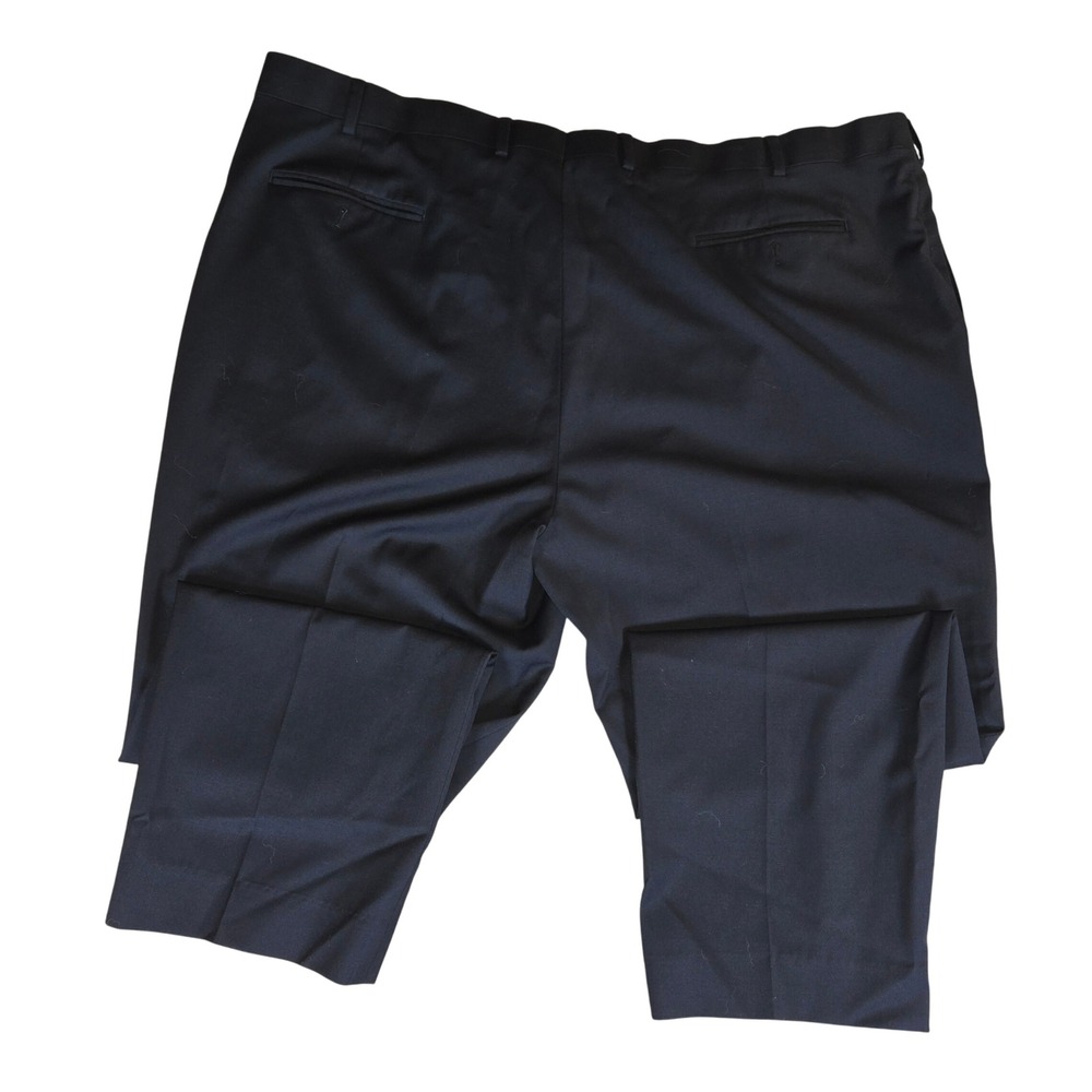 Joseph Abboud Black 46x32‎ Wool Blend Dress Pants Trousers Business - Picture 6 of 6